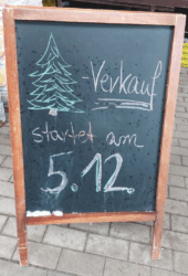 Verkauf von Weihnachtsbäumen ab 5.12.